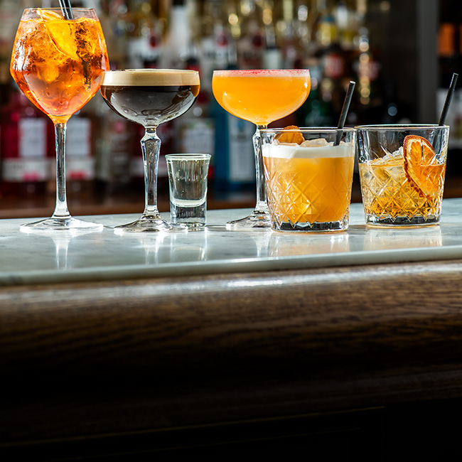 Wine & Drinks menu at The Spring Tavern